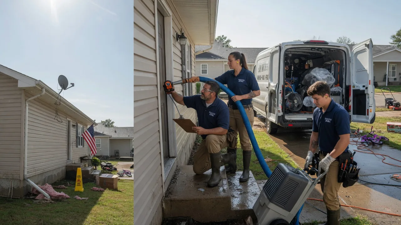 Ceiling Water Damage Restoration in Etoile, TX near me