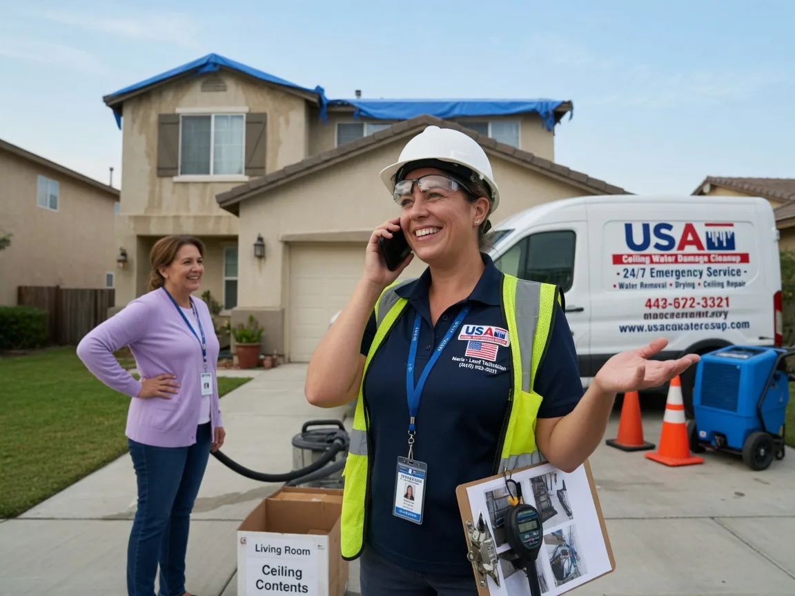 Ceiling Water Damage Restoration Etoile, TX FAQs